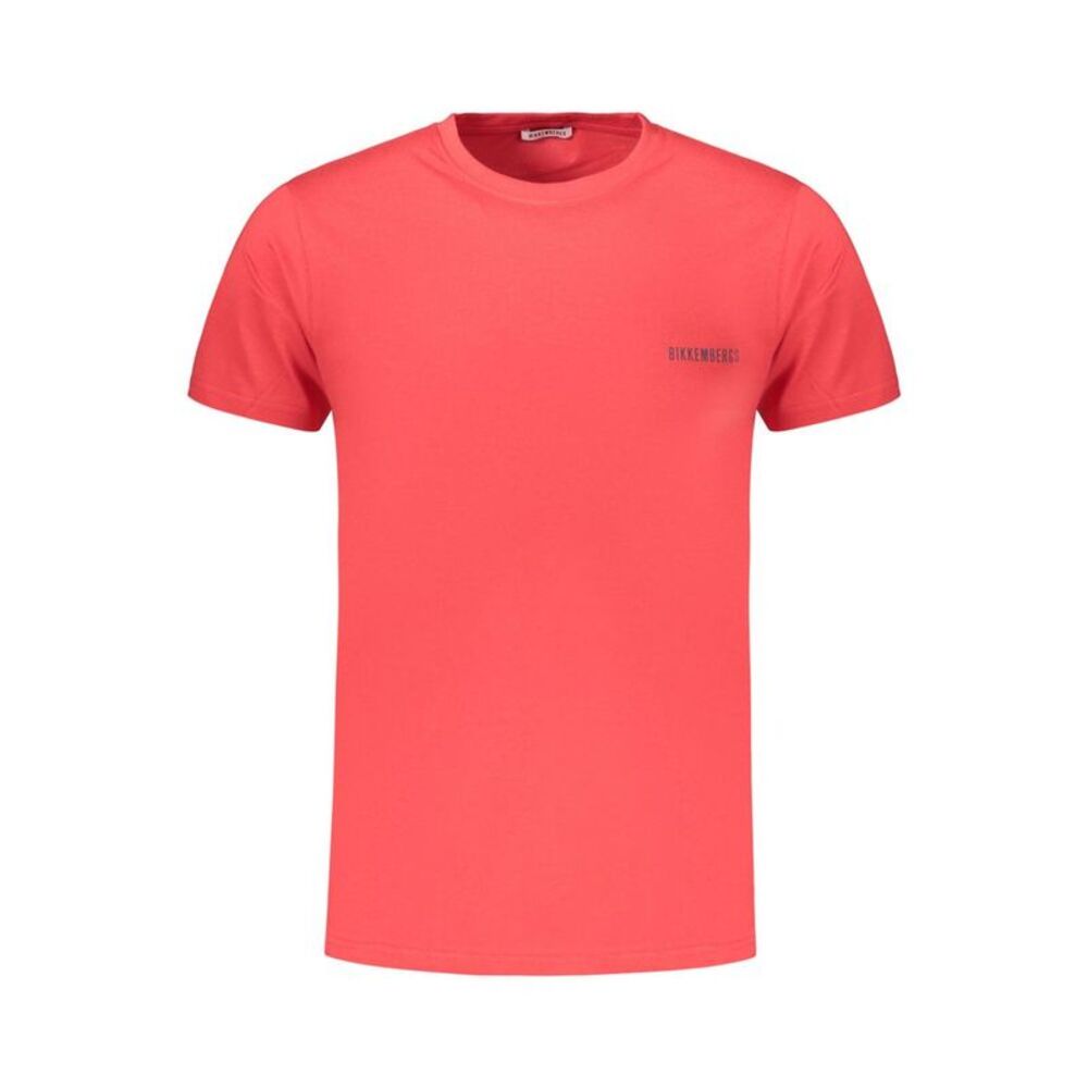 Bikkembergs Rosso Cotton Mens Men's T-Shirt